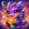 A uniquely vibrant avatar featuring a charismatic geometric creature in vibrant colors, perfect for a profile picture.